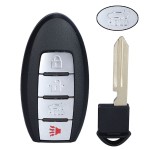 2007-2012 Nissan Maxima / Sentra / 4-Button Smart Key / PN: 285E3-EW81D / CWTWBU735 (AFTERMARKET)